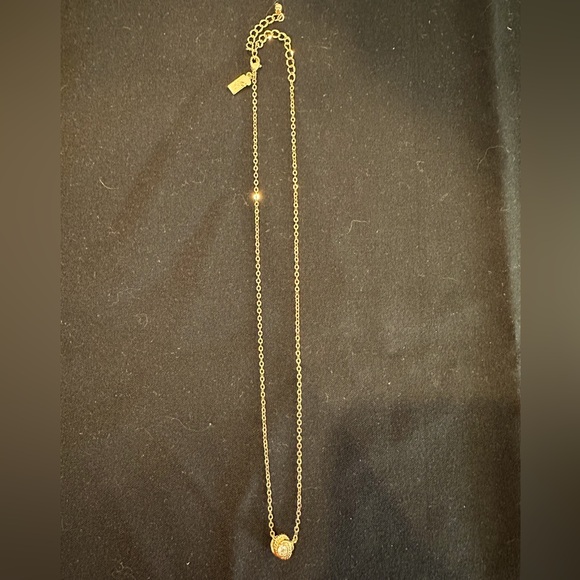 Kate Spade Gold Infinity and Beyond Knot Mini-Pendant Necklace - Picture 3 of 4